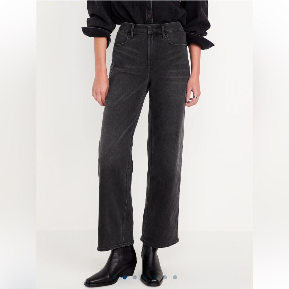 Wide Leg Ankle Jeans